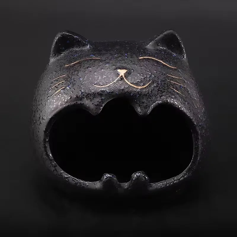 High Grade Exquisite Ashtray Competitive Price Cute Cat Design Cigarette Ashtray Superior Ceramic Smoking Ashtray