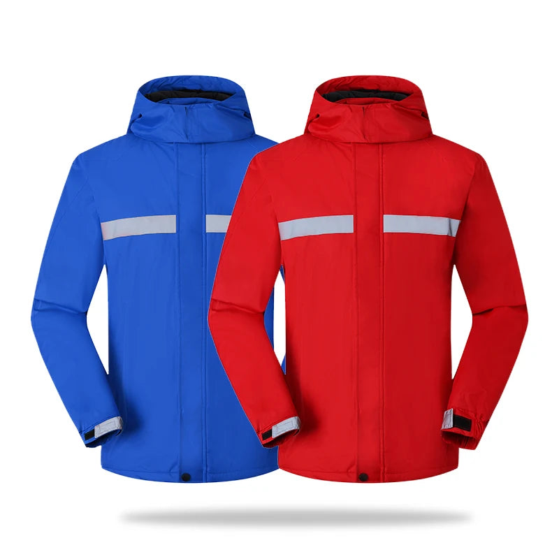 Super Warmth Snow Winter Jackets Fleece Inner Men's Thick Winter Jackets for Climbing Sport Reflective Out Door Jackets