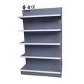Customizable Single-Sided Display Shelf Heavy Duty Supermarket Rack with Factory Logo Single Hole Backboard Custom Size Color