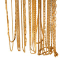 J&D Jewelry Stainless Steel Figaro Double Layer Necklace Snake Paperclip Chain Stacking Layer Chain Necklace