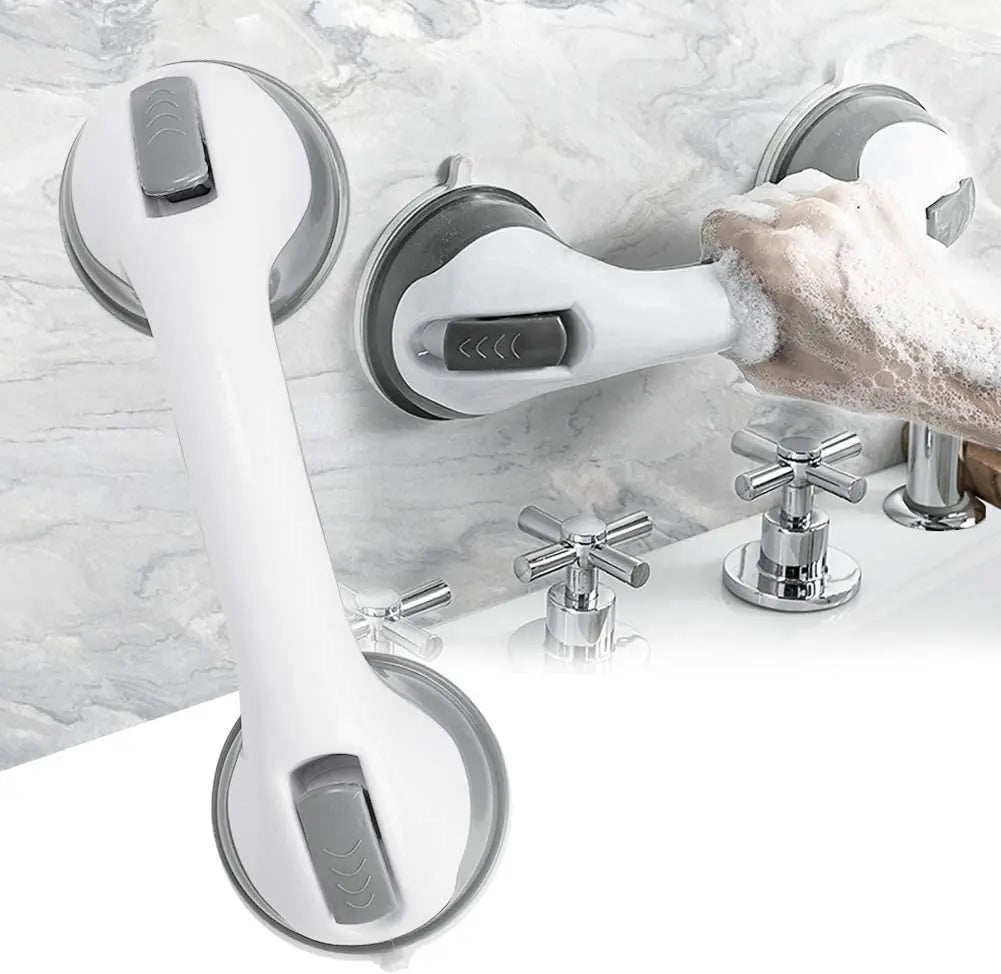 Factory Price 30mm Bathroom Toilet Custom Logo Seniors Handicap Grab Bars  Elderly Easy Install Shower Suction Grab bar Rail