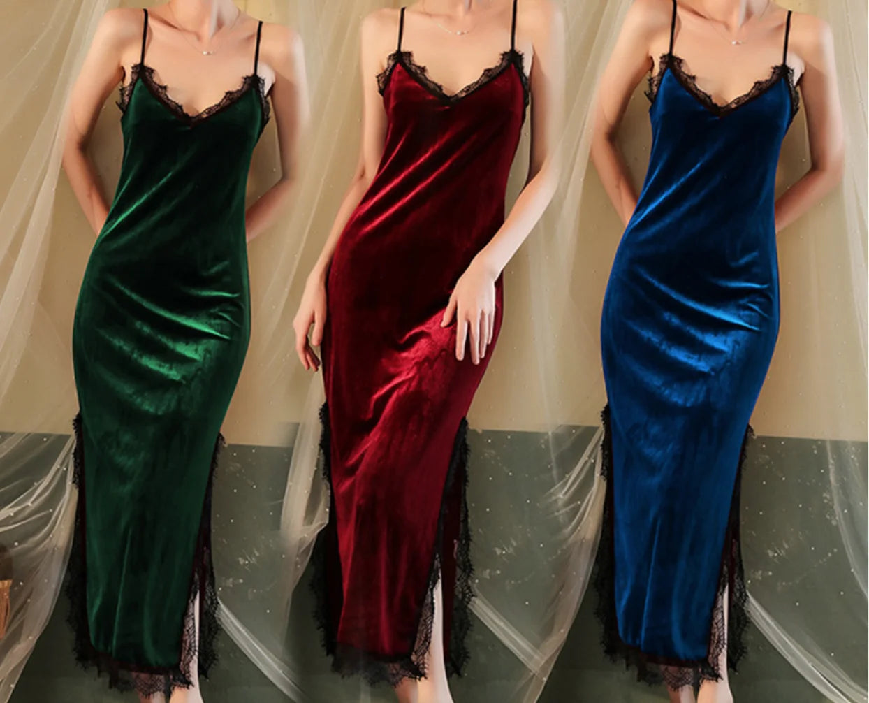 Wholesale One Piece Velvet Thermal Winter Pajama Dress Comfortable Soft Quick Dry Breathable for Women