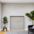 Hot Selling Indoor Modern Home Decoration Xuan Paper Shadow Box Wall Art Photo Frame Resin Wood Copper Indoor INS for Wedding