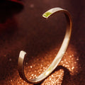 18k Solid Gold Open Design Bracelet Diamond Set 51mm Custom Fashion Style Ladies Jewelry