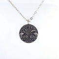 Wicca Pagan Jewlery for Men Women Viking World Tree Double Wolf Pendant Necklace