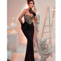 A9782  Newest Gowns Dress Luxury Diamante Sequins  Off the Shoulder With Gloves Prom Evening Women Maxi Dresses Collant Femmes