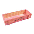 Wholesale Small Wooden Rectangular Planter Box Multiple Styles and Colors for Tabletop Plants and Wall Signs