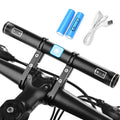 Aluminum Bracket Bicycle Handlebar Extender USB Charge 18650 Lithium Battery Mount Holder Accessories for Road Bicycles