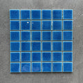 Factory Wholesale Traditional Floor Wall Glossy Ice Crack Swimming Pool Square Mozaik Green Ceramic Tiles Hotel Interior Wall