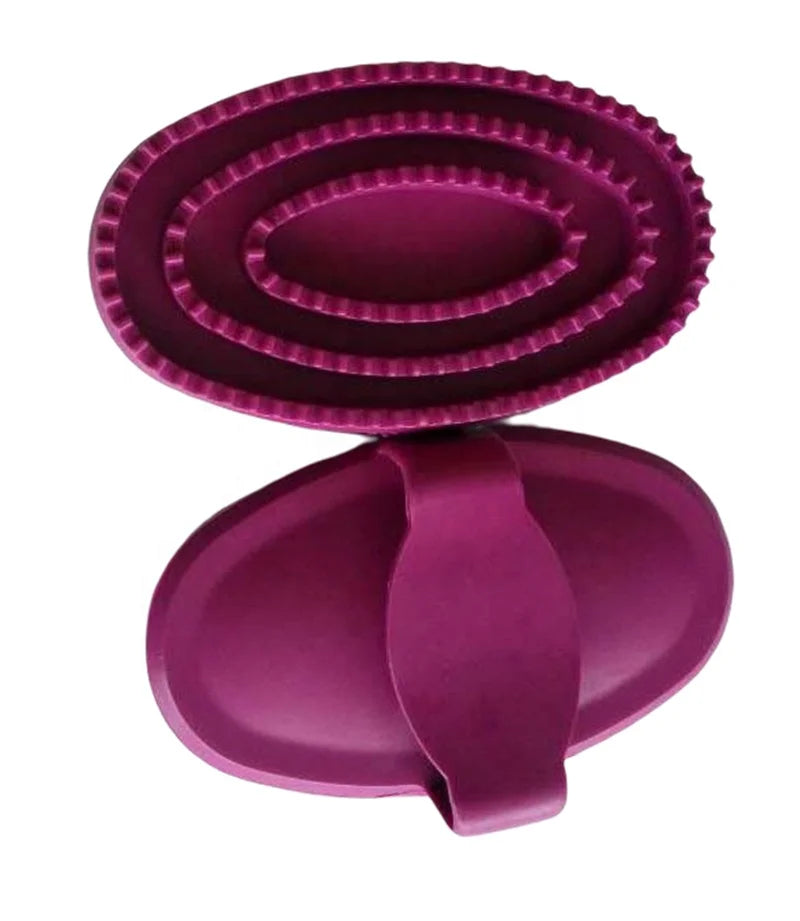 Hot Sale Horse Curry Comb Factory-Made Rubber/TPR Customized Color & Logo Equestrian Grooming Equipment Model H6-2 LI JIA Brand