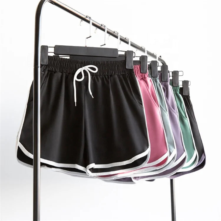 Wholesale Woman Clothing Solid Color Shorts for Women Yoga Gym Summer Girls' Shorts