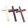 Jesus Icon Religious Prayer Hand Holding Cross Eco-Friendly Polished Pine Wood Carving Catholic Heritage Gift for Religious