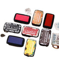 1pcs in Star Printing Oil-based Ink Vintage Color Stamp Pad Colorful Stamping Clay Stamps Special Handbook Clay