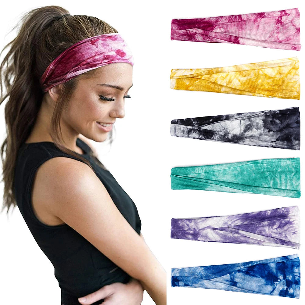 Sport Sweat Headband for Men Women Yoga Hair Bands Sweatband Outdoor Cycling Running Sports Accessories