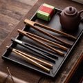 Solid Wood Tea Ceremony Set Wood Tea Clip Utensils Hand Anti-Clip Brewing Tools