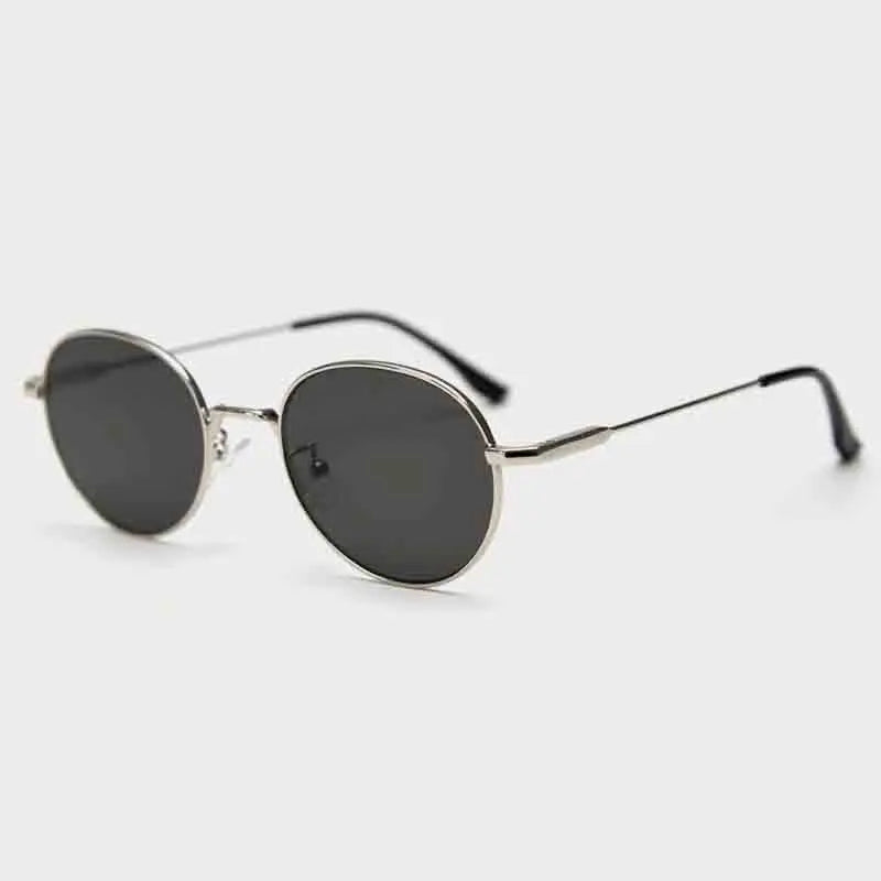 Trendy Uv400 Polarized Sunglasses Women Luxury Small Frame Round Sunglasses 2025 Shades Metal Sunglasses