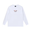 Wholesale Cotton White T Shirts Heavyweight Custom Tshirt Mens Oversized Plain Long Sleeve T Shirt in Bulk