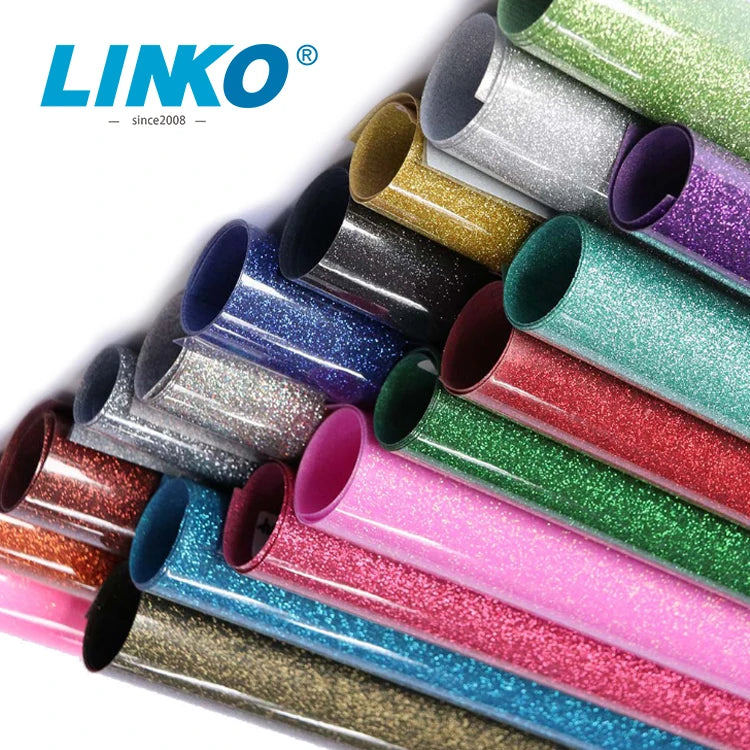 LINKO Quality Control PVC PU Flex HTV Heat Transfer Vinyl Cup Sealing Film Rolls Wholesale for Textiles & Clothing Application
