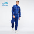 Custom logo Luxury High Quality Men Velvet Sweatsuit 2 Piece Set Casual Velour Tracksuit Sportswear Set for Mens