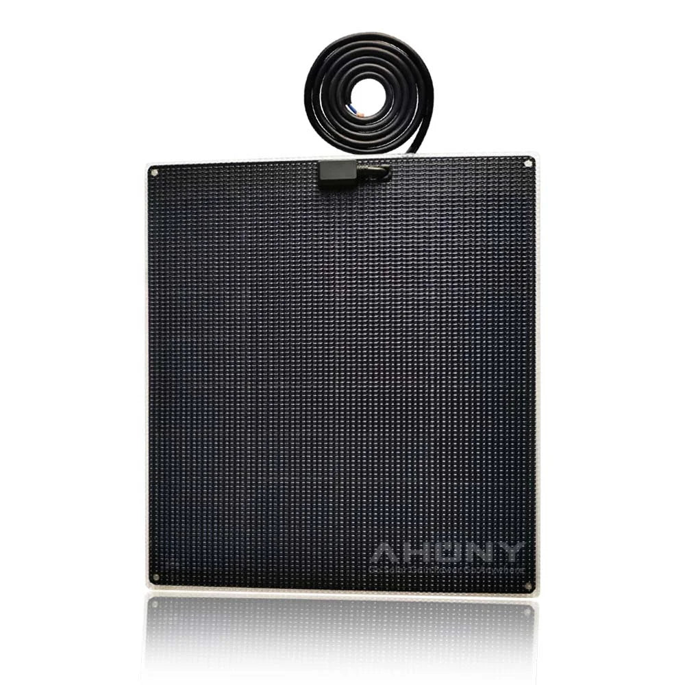 55W Semi Rigid Solar Panel Walkable Anti-slippery Sunpower Solar Module for Yacht Boat Wheelhouse Off-Grid Solar System