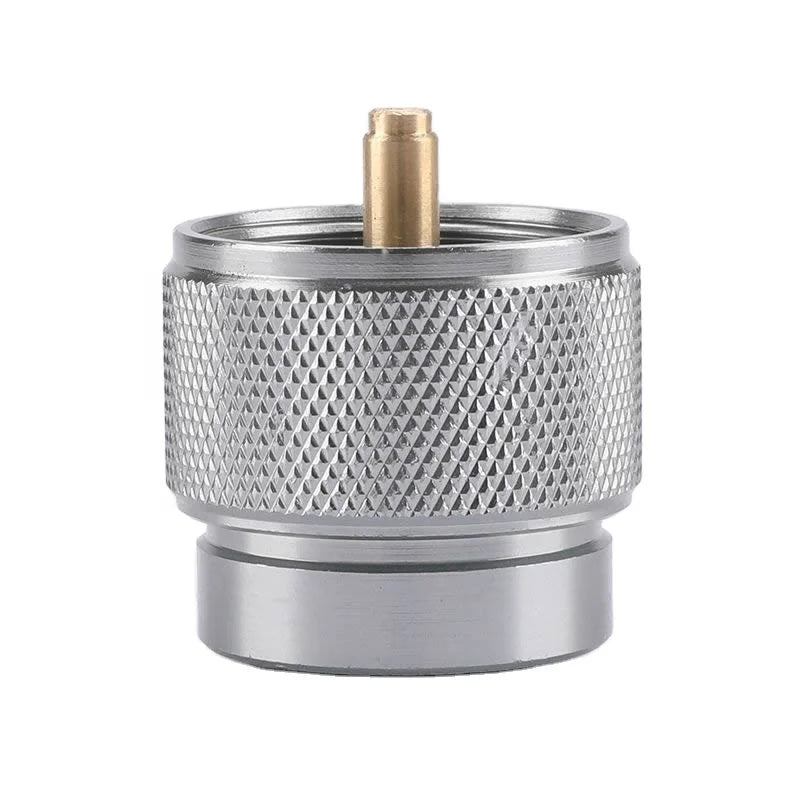 IRONDONKEY Customized Outdoor Camping Long Fuel tank Adapter Copper Core Self-closing Fuel tank Connector