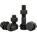 M5 M6 M8 M10 M12 M14 M16 M18 M20 Grade 10.9 12.9 DIN933 High Strength Black Steel Hex Head Bolts with Nuts Washers