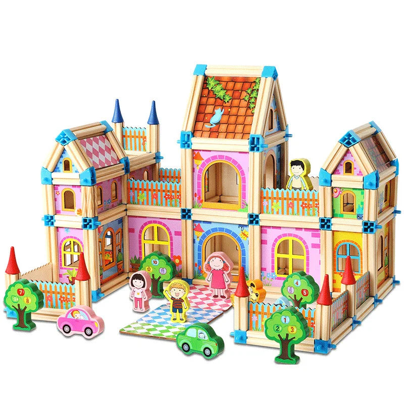 Master Builder Toy Building Blocks Game Handmade Castles Build Kids Energy Toys for Girls Boys