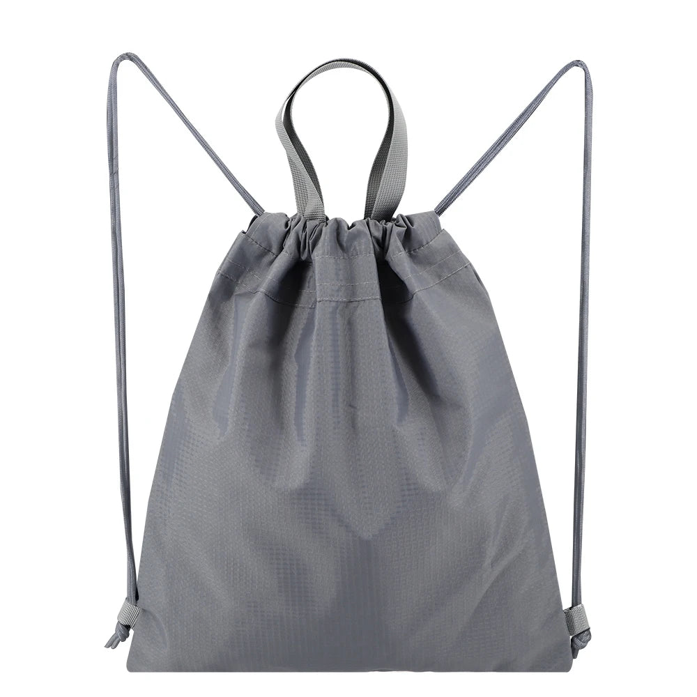 Promotional Rope String Polyester Backpack with Logo Printing Custom Sport Back Pack for Event Advertising
