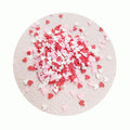 Pink Red White Heart Polymer Clay Slices Fit Valentine's Day DIY Charms Nail Art for Girls Women