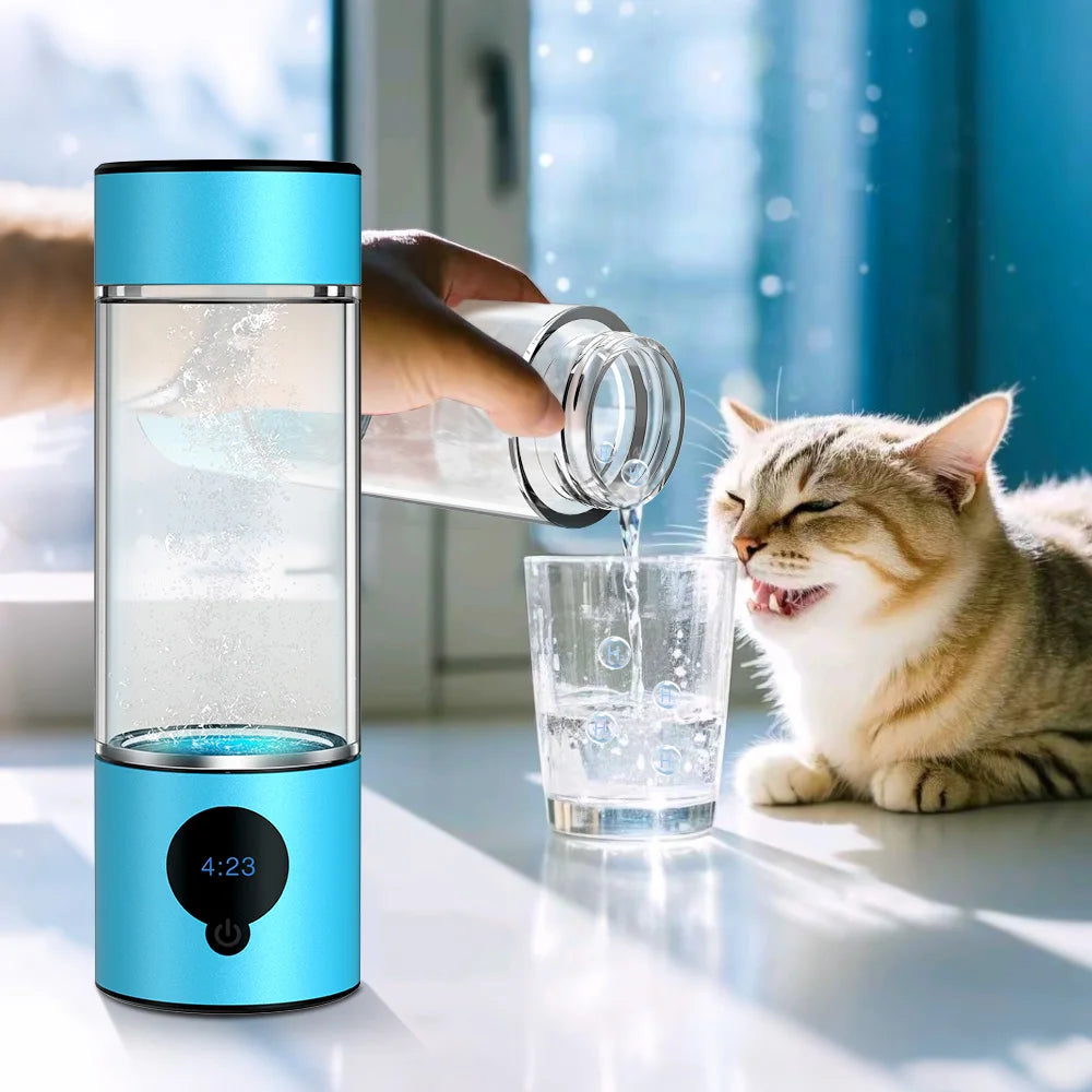 Suyzeko Travel Hydrogen Water Bottle SPE 390ML Sports Hydrogen Water Generator Hydrogen Water Bottles
