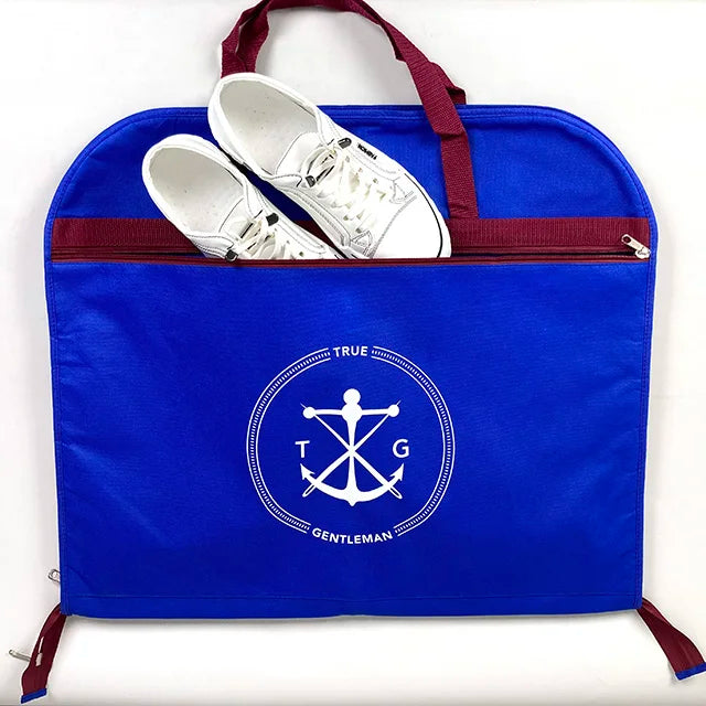 Custom Logo Non-Woven Garment Cover Bag Suit With Pvc Windows Garment Suit Bag With Zipper Logo Garment Bags for Hanging Clothes