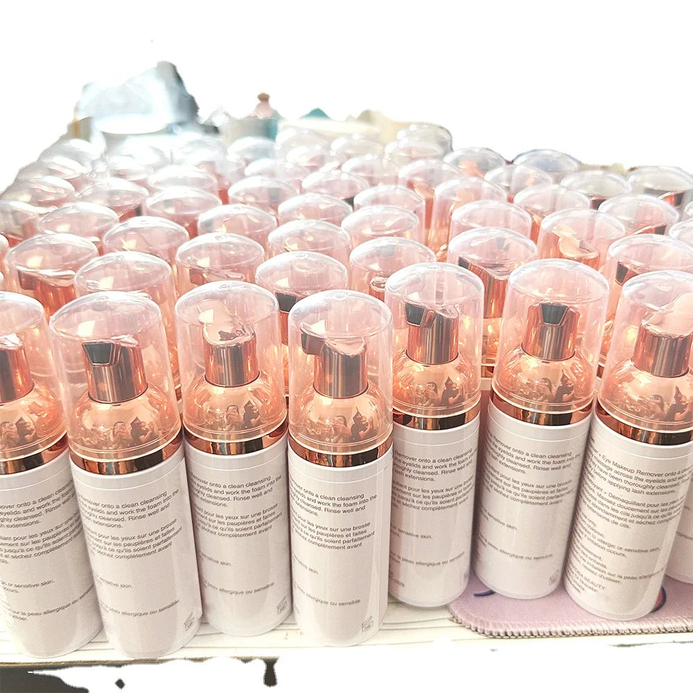 Custom Lashshampoo Private Label Eyelash Extension Foam Lash Shampoo Kit Eyelash Shampoo Wash Vegan Foaming Lash Cleanser