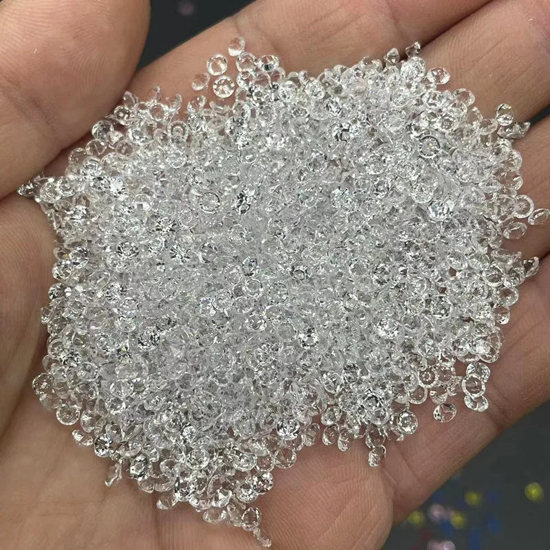 New 3mm Bedazzled Transparent Flatback Round Nail Crystal Stones Resin Gems Acrylic Plastic Lucite Beads for DIY
