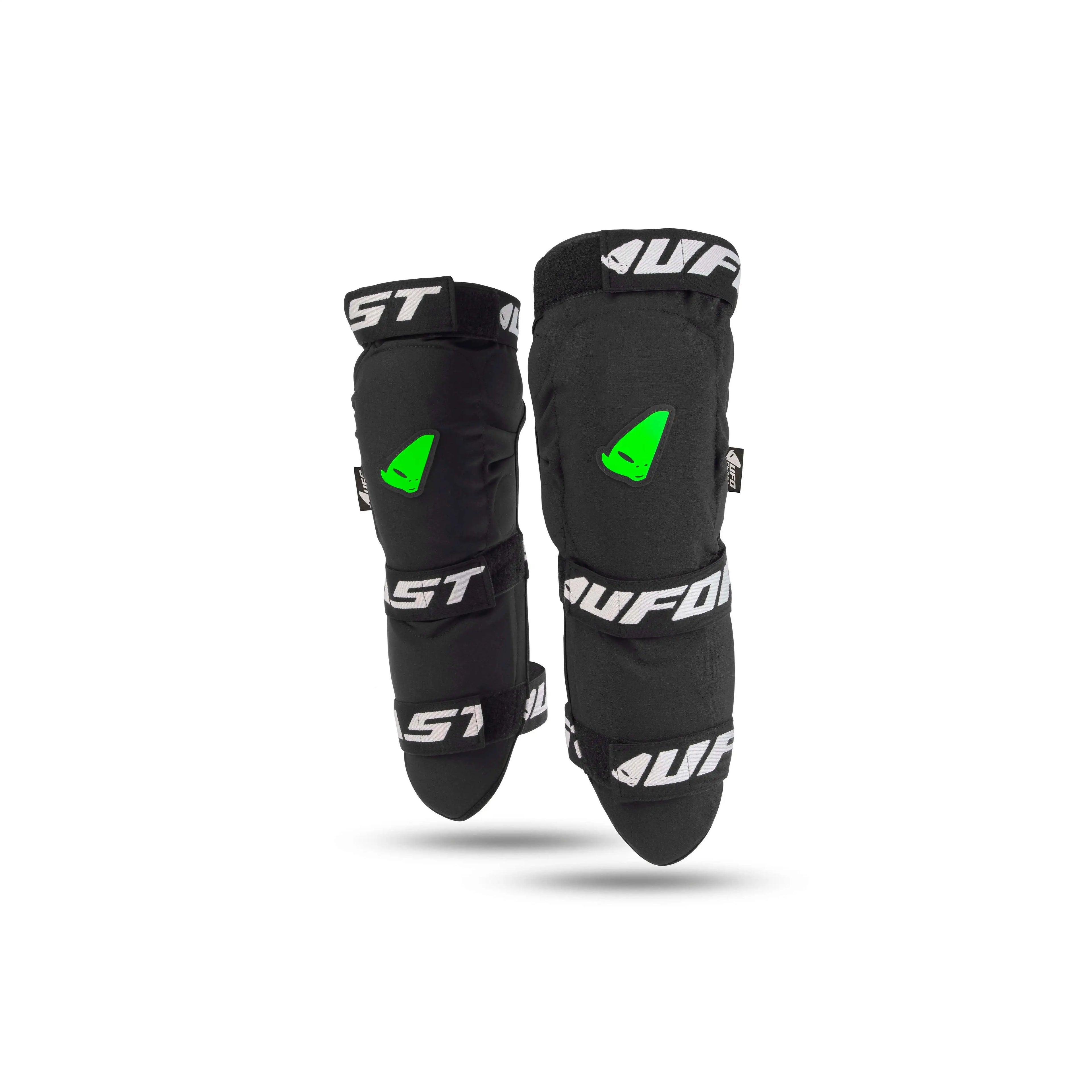 JACKAL UFO PLAST One Size Black Knee Pads Stabilizer Custom Logo Sports Safety Protection Elbow Pads Outdoor Nylon Spandex EVA