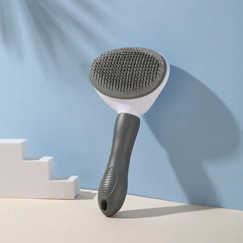 2023 New Design Self Cleaning Pet Dog Cat Slicker Brush Pet Grooming Brush Dog Hairs Remove Comb