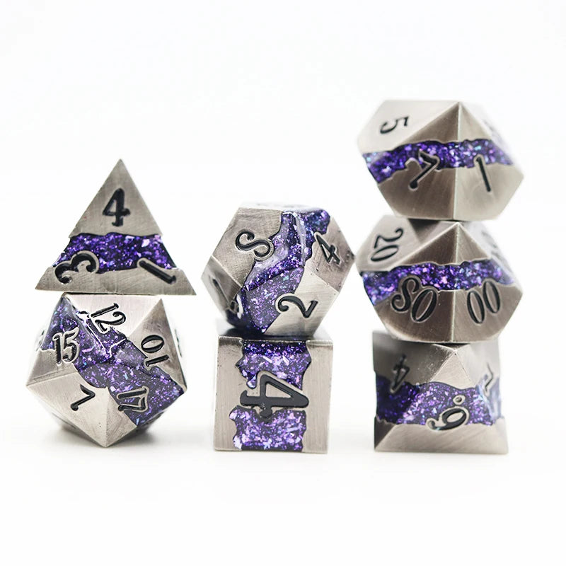 Custom Sharp DND 7piece/sets Dices RPG Dungeons and Dragons Board Game Dice Sets