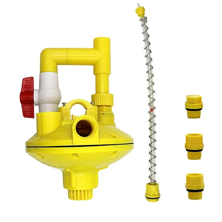 Chicken Farm Plastic Water Pump Pressure Regulator Poultry Farm Chicken Drinking System Animal Drinkers Water Line Pressure