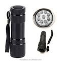 Powerful Portable 37g Super Bright 9 LED Mini Flashlight Small Torch Pocket Lamp LED Linternas Tactical Flashlights