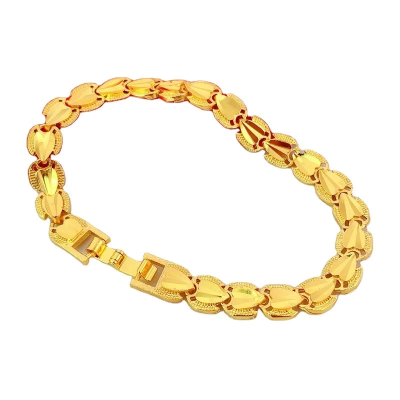 Dubai Jewelry 2023 New Fashion Long-Lasting Brass Gold Plated-Plated Jewelry Ladies Gold Plated Beetle Bracelet Jewelry