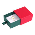 Christmas Style Drawer Jewelry Gift Box Custom Logo Sliding Paper Ring Earring Jewelry Box Necklace Drawer Paper Jewelry Boxes