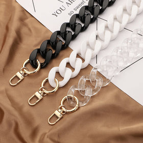 Bag Chain Shoulder Strap Resin Chain Decoration Bag Hardware Bag Other Decoration Accessory Phone Strap Acrylic Chain