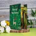 Tonecheer Story of the Forest Premium Basswood Home Decor Bookshelf Insert for Middle East Boutique Furniture Shops