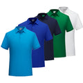 Hot Sell White Polo Shirts 100% Polyester Printing Oem Custom Purple Polo Shirts Men
