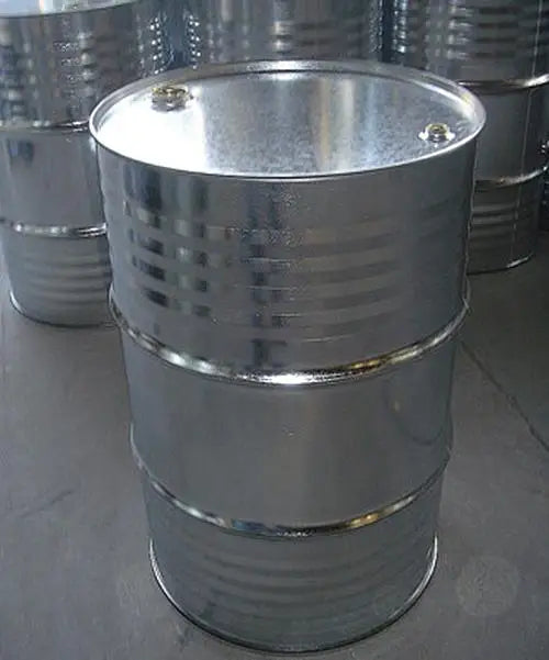 55-Gallon Galvanized Steel Barrel 200L Open Top 210L Capacity Oil Drum for Gasoline Storage ISO9001 Certified