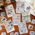 20 Stickers Per Pack Collage of the Past Series of Vintage Objects Handbook Decorative Material 6 Kinds of