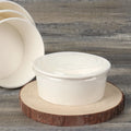 Factory Sell Kraft Food 25 oz Bamboo Paper Bowl Lunch Salad Bowl 1500ml