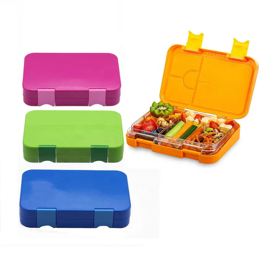 Portable 850ml Tritan BPA-Free Lunch Box Classic 6 Compartment Design for Teenagers Easy to Carry and Use at Home
