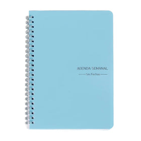 New Custom 2024 Spanish Notebooks Agenda Daily Weekly Monthly Spiral Organizer A5 Note Books Schedule Agenda Planner