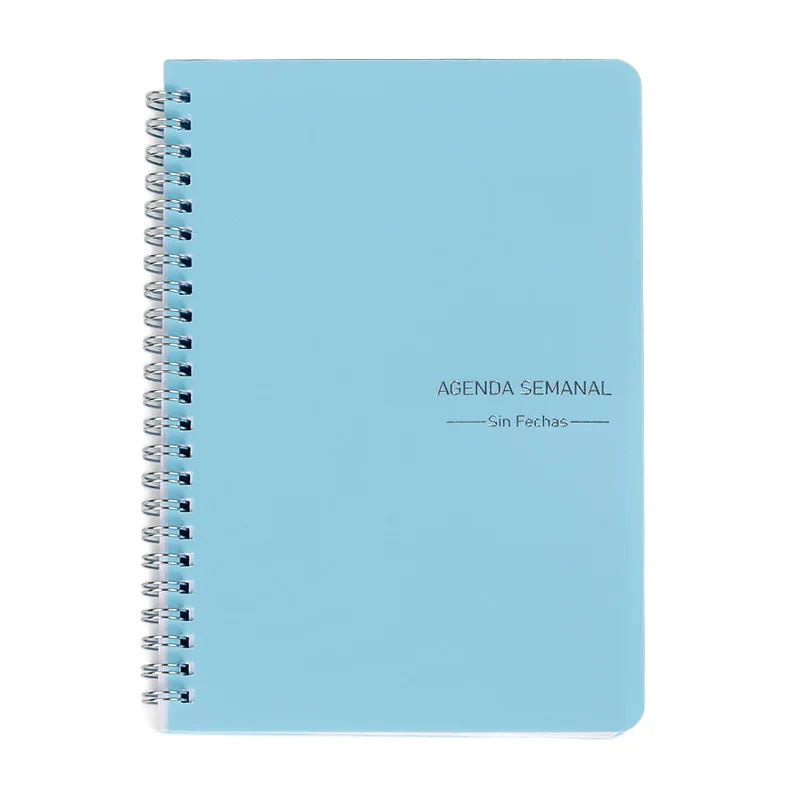 New Custom 2024 Spanish Notebooks Agenda Daily Weekly Monthly Spiral Organizer A5 Note Books Schedule Agenda Planner
