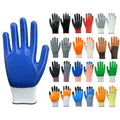 Men Nitrile Coated Gloves Garden Gloves Construction Industrial Gloves Safety Work Gloves